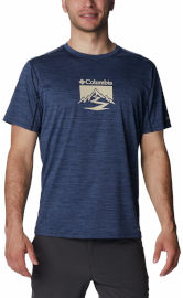 Columbia ALPINE CHILL ZERO GR S/S c_navy ht S חולצה