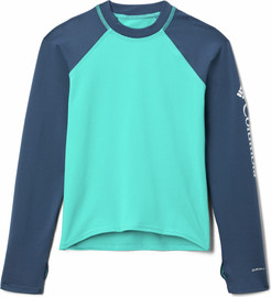 Columbia חולצה ארוכה לבנים ולבנות Sandy Shores L/S Sun bright aqua