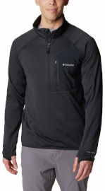 Columbia מעיל מיקרו-פליס לגברים Triple Canyon Half Zip Black