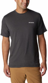 Columbia TECH TRAIL GRPH T black heather XL חולצה