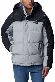 Columbia מעיל מבודד לגברים Snowqualmie silver/blk