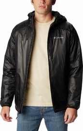 Columbia מעיל מבודד לגברים Arch Rock Double Wall Elite Hooded Black