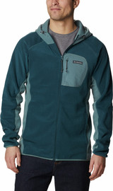 Columbia מעיל פליס לגברים M Outdoor Tracks Hood F/Z night wave