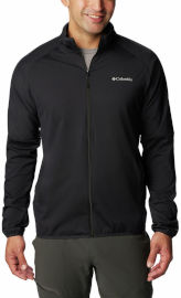 Columbia מעיל פליס לגברים Black Mesa Knit F/Z Black