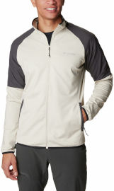 Columbia מעיל פליס לגברים Black Mesa Knit F/Z dark stone