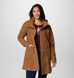 Columbia Columbia PANORAMA LONG camel brown 1862581-224 ביגוד ג'קטים