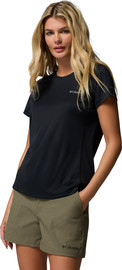 Columbia חולצה קצרה לנשים Zero Rules Light Short Sleeve Crew