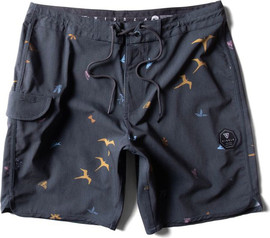 VISSLA מכנסי גלישה לגברים Miyashiro Island Stargazer 18.5" Boardshort