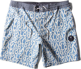 VISSLA מכנסי גלישה לגברים Aloha and Adios 17.5 Boardshort