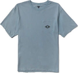 VISSLA חולצה קצרה לגברים Wave Chasers Premium Organic Pocket Tee
