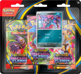 Anime Market Pokémon TCG Mega Evolution: Phantasmal Flames – 3 Booster Packs & Sneasel Promo Card | בלעדי לאתר
