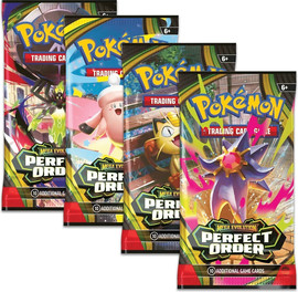 פוקימון קלפי פוקימון Pokémon TCG Mega Evolution – חבילת בוסטר Perfect Order
