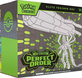פוקימון פוקימון מקורי - Pokémon TCG: Mega Evolution—Perfect Order Elite Trainer Box