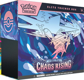פוקימון פוקימון מקורי -Pokémon TCG: Mega Evolution—Chaos Rising Elite Trainer Box