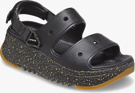 Crocs Crocs Hiker Xscape Festival Sandal- סנדל פלטפורמה קרוקס לנשים בצבע שחור/מולטי