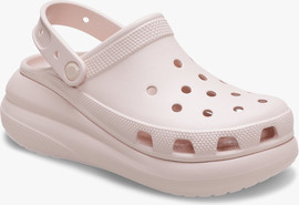 Crocs Crocs Classic Crush Clog - כפכפי פלטפורמה קרוקס קראש לנשים - בצבע קוורץ