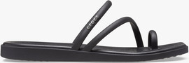 Crocs Crocs Miami Toe Loop Sandal - סנדלי קרוקס מיאמי לנשים בצבע שחור