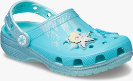 Crocs Crocs Elsa Classic Clog K - כפכפי קרוקס קלוג פרוזן אלזה לילדים בצבע כחול - קרוקס - Multicolor