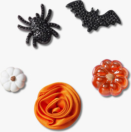 Crocs Crocs Jibbitz Hide and Eek Halloween - מארז 5 ג'יביטים קרוקס