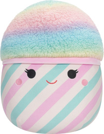 Squishmallow בובת כרית פרווה רכה 30 ס"מ בווין הסוכריה הצבעונית