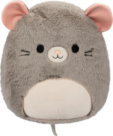 Squishmallow סקווישמלו פלומה בובה כרית מיסטי העכברה האפורה 30 ס"מ Squishmallows
