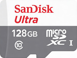 SanDisk כרטיס זיכרון Sandisk Ultra Micro SDXC 128GB SDSQUNS-128G