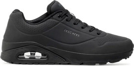 SKECHERS נעליים - Wide Fit Lace-Up Durabuck Sneaker W/ Air-Cooled / גברים