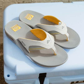 REEF Reef Fanning Yellow Grey Grey CJ6592 כפכפים