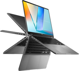 ASUS מחשב נייד Asus Vivobook 16 Flip 16 Touch Ultra 7 258V 32GB 1TB SSD W11 1Y