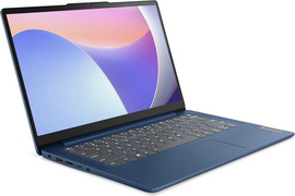 Lenovo מחשב נייד Lenovo IdeaPad Slim 3 מסך 14 אינץ' מעבד Intel Processor N200 זיכרון 4GB דיסק 128GB - מערכת הפעלה Windows 11 - צבע כחול