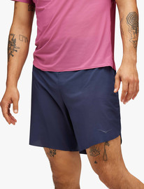 Hoka מכנסי ריצה סקיי גלייד לגברים - M SKYGLIDE SHORT בצבע כחול