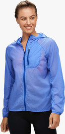 Hoka מעיל רוח סקייפלואו לנשים - W SKYFLOW JACKET בצבע תכלת