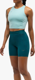 Hoka HOKA Novafly 6'' Knit Short  - מכנסי ריצה והליכה לנשים נובה פליי בצבע כחול דמדומים