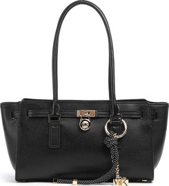 MICHAEL KORS תיק מייקל קורס Hamilton Moderne Small EW Shoulder Tote נשים - מייקל קורס - Black