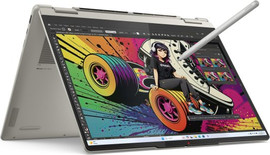 Lenovo מחשב נייד מסך מגע "Lenovo Yoga 7 2-in-1 14 + עט ונרתיק - Seashell