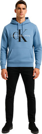 Calvin Klein קפוצ'ון Calvin Klein לגברים דגם Monogram Pullover