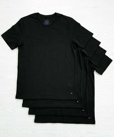 TOMMY HILFIGER מארז 4 חולצות טישירט בצבע שחור TOMMY HILFIGER