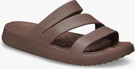 Crocs Crocs Getaway Strappy - כפכפי קרוקס לנשים בצבע חום