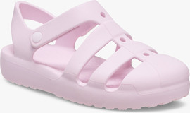 Crocs Crocs Classic Fisherman K - סנדלי קרוקס פישרמן לבנות בצבע ורוד חלבי