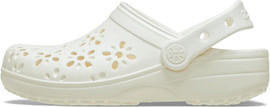 Crocs כפכפי Crocs לנשים דגם Classic Clog Floral Cut-Out