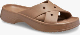 Crocs Crocs Classic Women's Cross Strap - כפכפי קרוקס לנשים בצבע חום