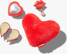Crocs Crocs Red Valentines - מארז 5 ג'יביטים קרוקס