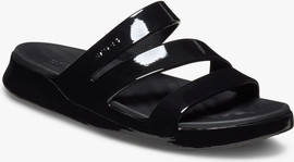 Crocs Crocs Getaway Patent Strappy -  כפכפי קרוקס לנשים בצבע שחור