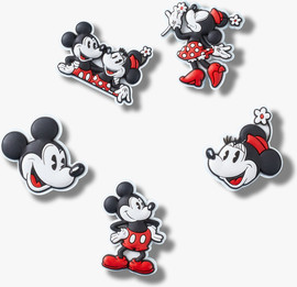Crocs Crocs Jibbitz Mickey and Minnie - מארז 5 ג'יביטים קרוקס