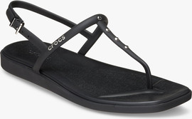 Crocs Crocs Miami Studded Thong Flip - סנדלי קרוקס מיאמי לנשים בצבע שחור