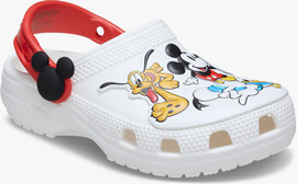 Crocs Crocs Mickey and Friends Classic Clog T - כפכפי קרוקס קלוג מיקי מאוס וחברים בצבע לבן/אדום