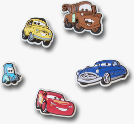 Crocs Crocs Jibbitz Pixar Cars – מארז 5 ג'יביטים קרוקס