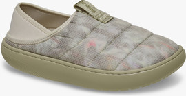 Crocs Crocs Classic Translucent Ripstop Moc - נעלי קרוקס מוק טרנסלוסנט קרוקס בצבע קרם/ירוק זית