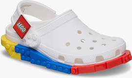 Crocs Crocs LEGO 4LW System Clog K - כפכפי קלוג קרוקס לגו לילדים בצבע לבן