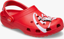 Crocs Crocs Coca-Cola Classic Clog - כפכפי קלוג קרוקס קוקה קולה בצבע אדום